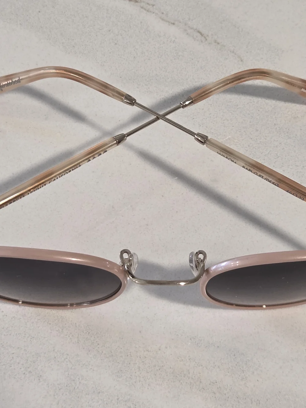 Garrett Leight - Wilson Round Sunglasses in Rose Gold